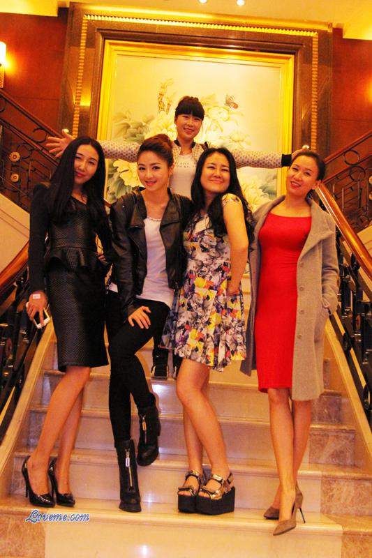 group of Asian women